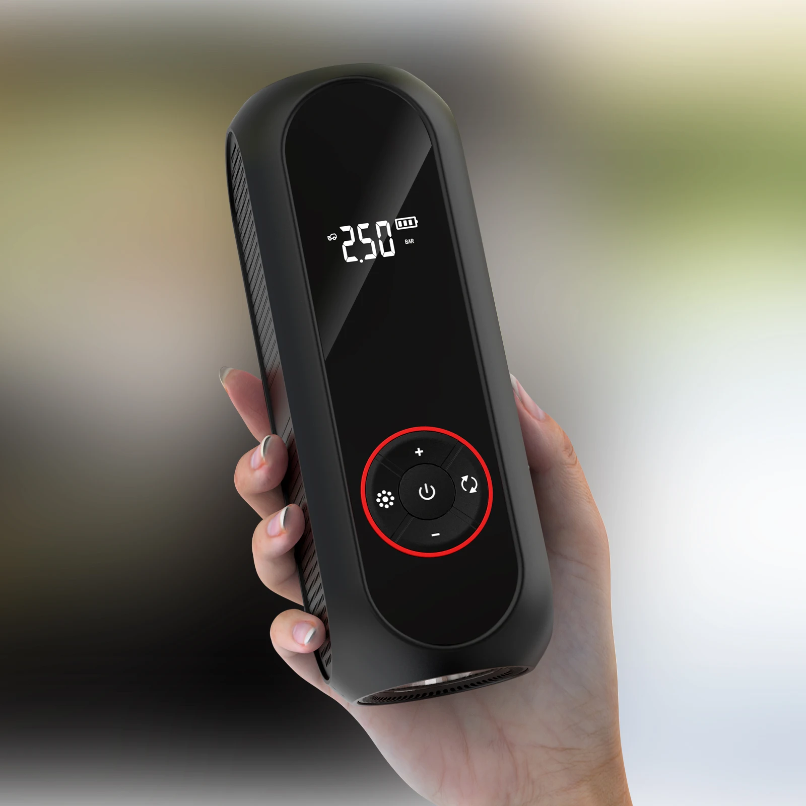 5200mAh battery 150psi 25mm cylinder mini size air pump for car motorcycle bike tire inflator portable wireless inflator