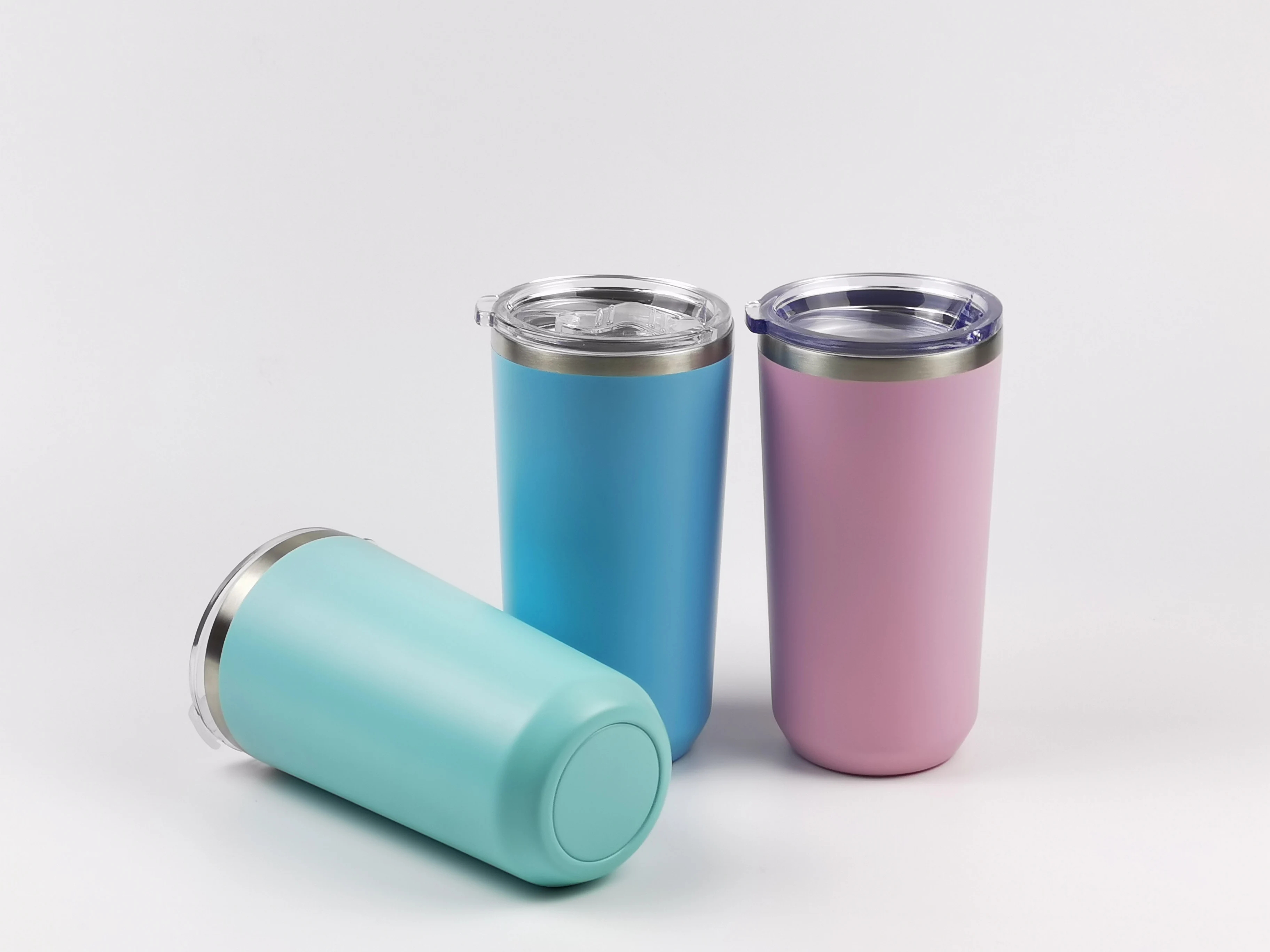 
2020 stainless steel tumbler coffee/beer/cola mug with LID various drinks bottle powder coating 