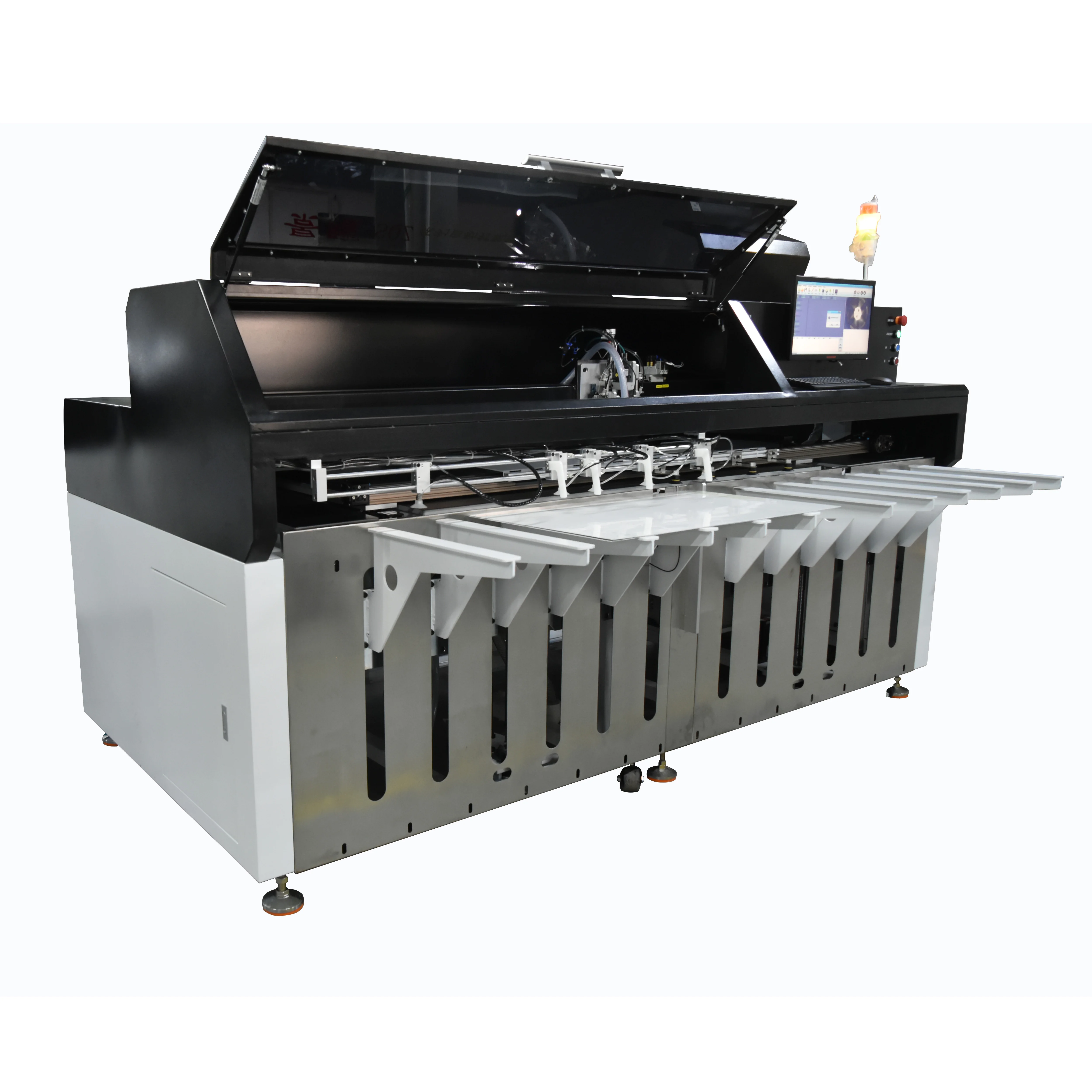 Fully Automatic PCB Guide Hole Drilling Machine routers driller pcb machine for Copper/aluminum