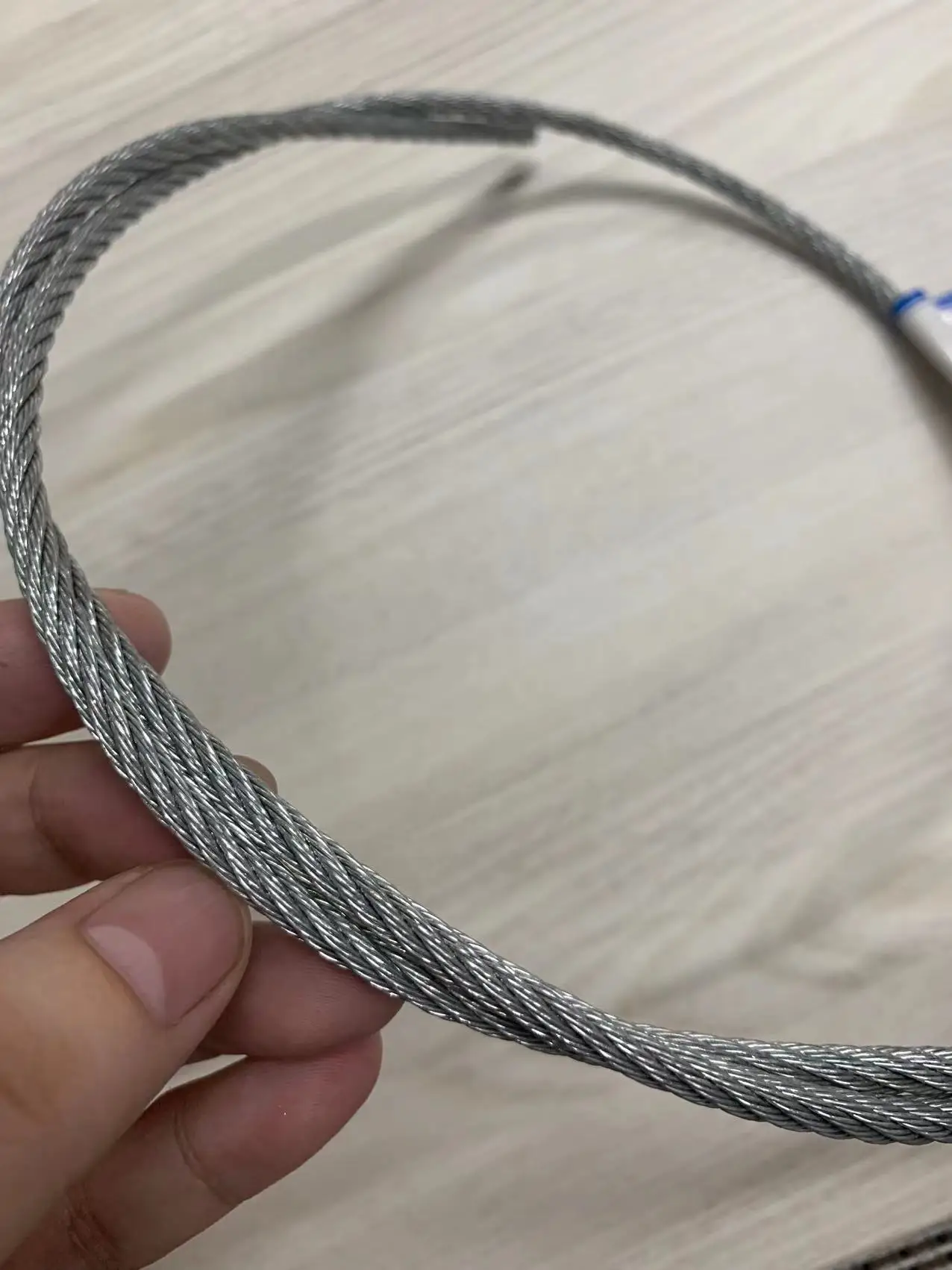 4mm 5mm 6x7+PP Steel Wire Rope Hot Dipped Galvanized