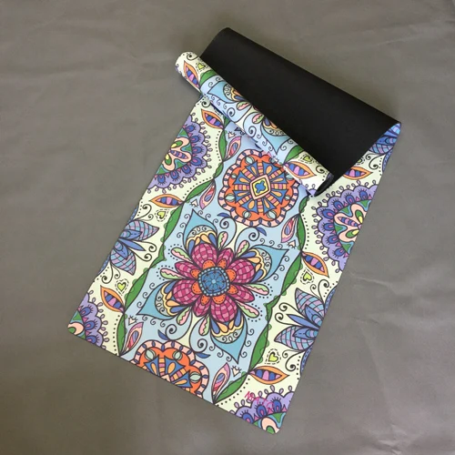 Factorysale Fitness Printed Personalnized Design Dropship Custom Eco Rubber Yoga Mat