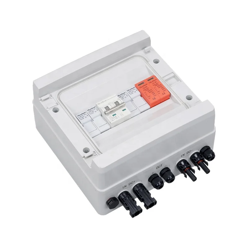 CNLonQcom 2-1 500V 32A 2 In 1 Out Solar Plastic IP65 Waterproof Box | Durable ABS Material 2 Strings Combiner Box