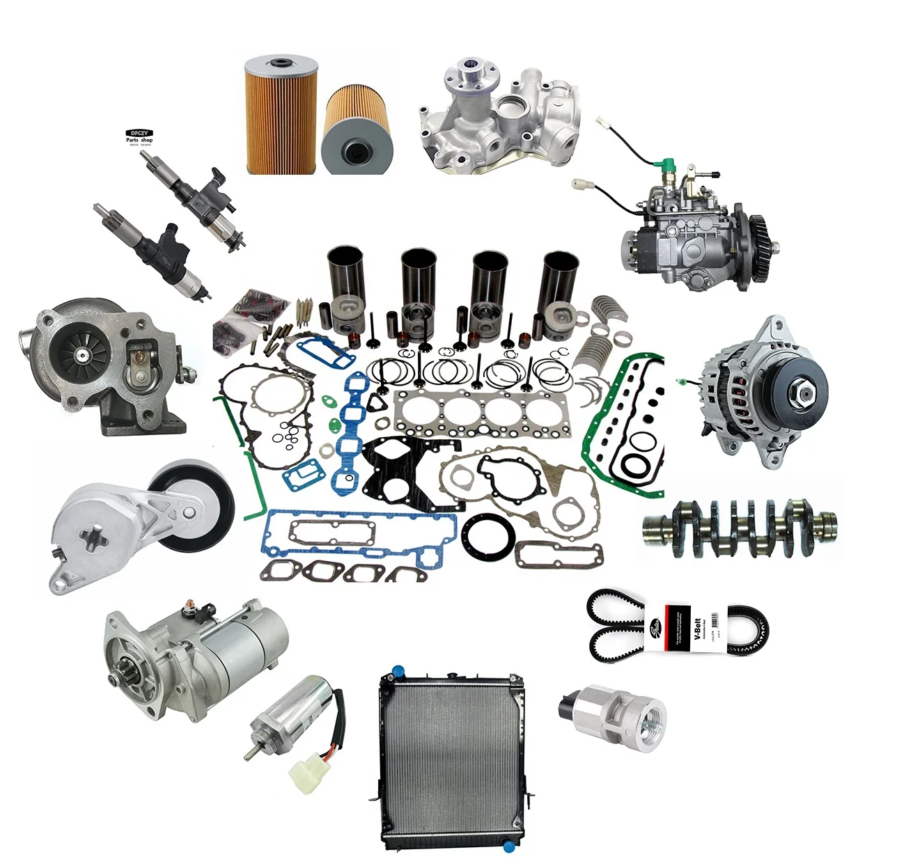 Aftermarket radiator 6i2433 Core Assembly cat 3066 Excavator E320c Water Tank for TRACK-TYPE TRACTOR D8L D9N D9R