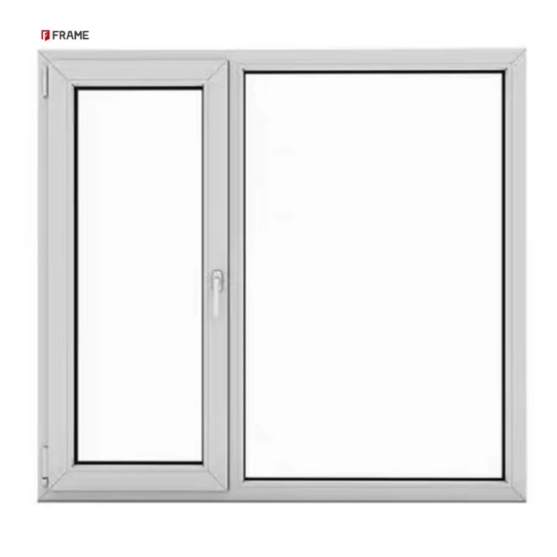Chinese Manufacturer Customized Energy Efficient  Weatherproof UPVC Doors and Windows Double Glazed PVC Casement Window
