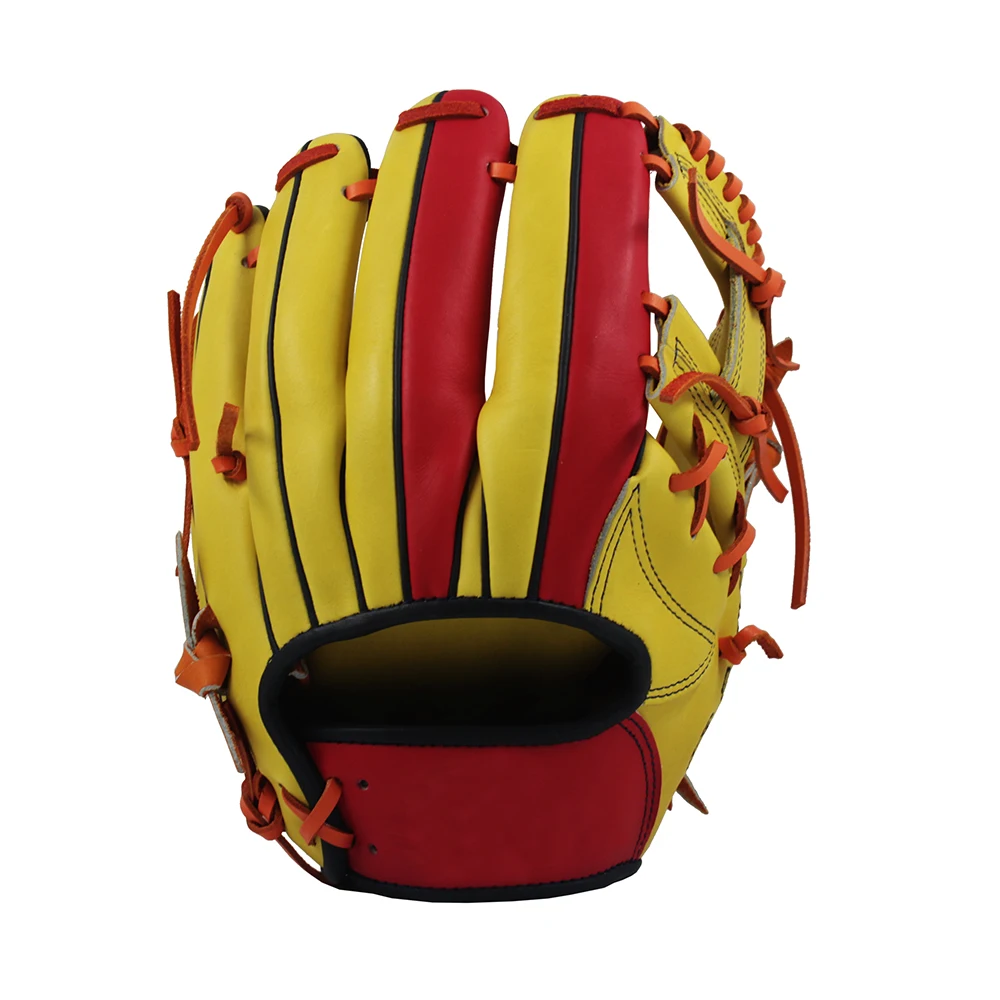 Custom Design Hot Sale Baseball Fielding Glove Cowhide/Kip Leather Baseball Fielding Gloves Softball American Adult Baseball Tra