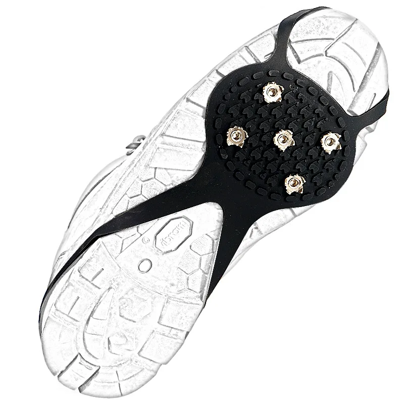 non-slip over shoe 5 Studs Adult Ice Cleats Universal crampon Gripper Spikes Shoes Cover