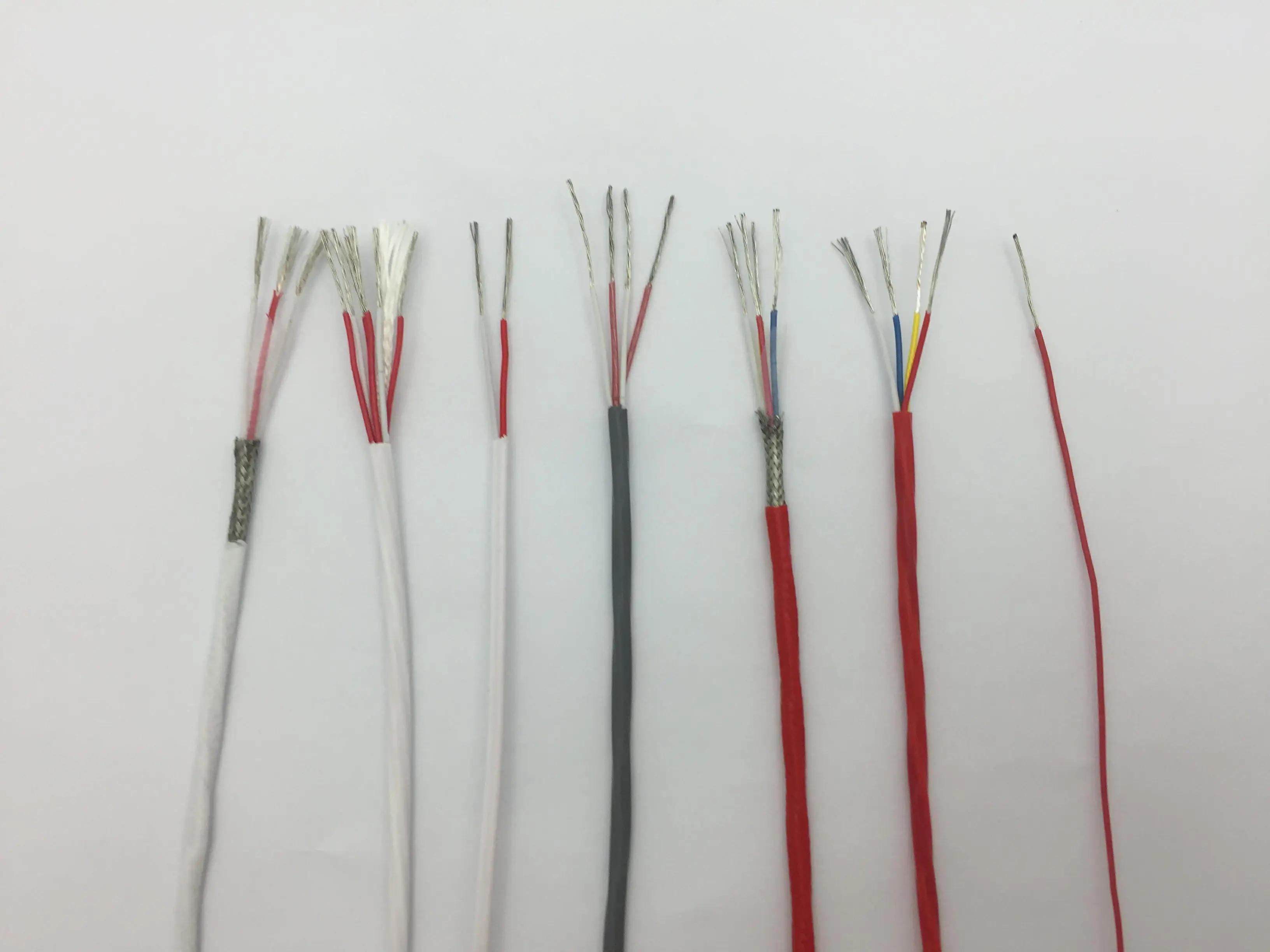 MICC 260degrees Thermocouple Wire Copper Size available Thermocouple Wire RTD-PFA/PFA-3*7/0.2mm