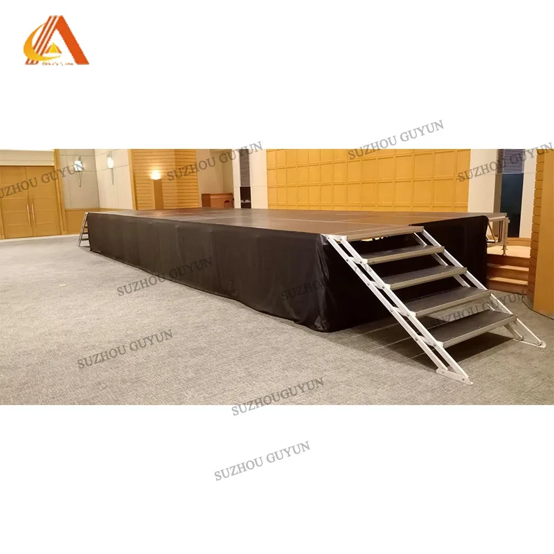 Hot Sale Aluminum truss stage portable stage platform Aluminum Stage Truss with Adjustable Height
