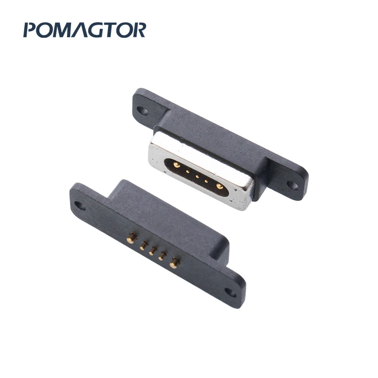 Factory Price Customized Magnetic Connector 5 Pin Waterproof IP68
