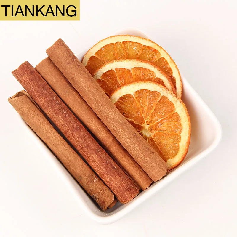 100% Natural Decorative Orange Slice Cinnamon Roll Stick for Candle Cake Bake DIY Material Dried Plants for Christmas