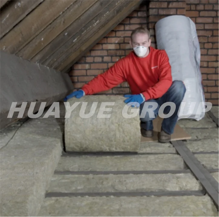 Durable Corrosion Resistant Insulation Material Wire Mesh Rock Wool Blanket for Industrial Pipelines with CE