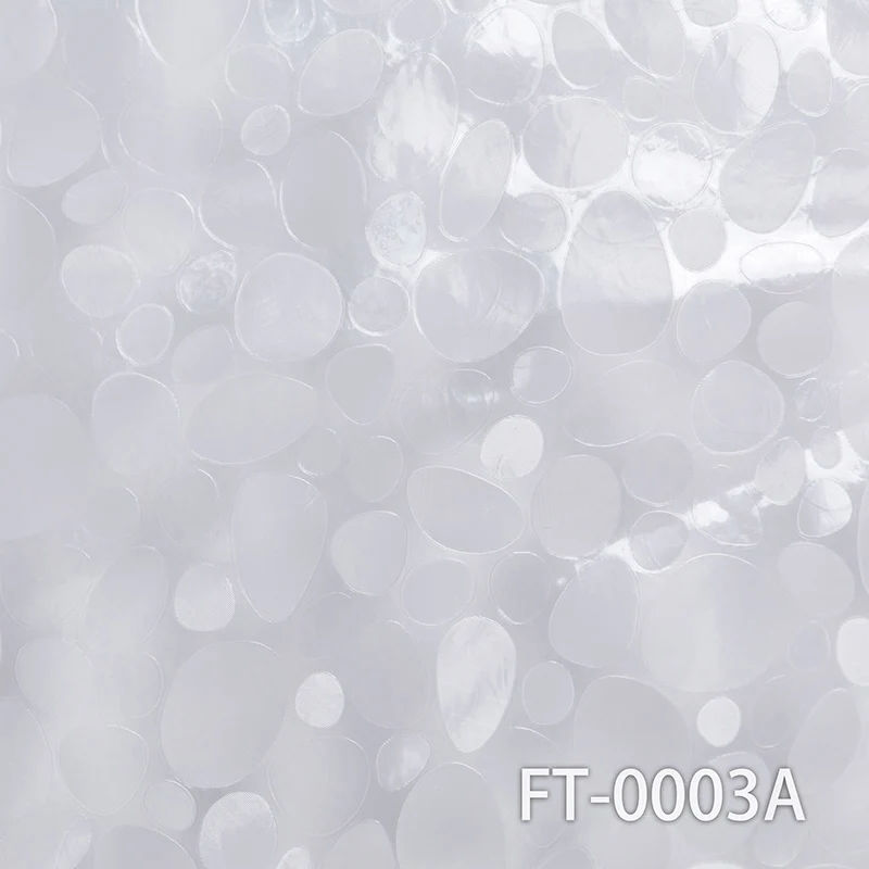 180 см Экологически чистая оптовая продажа 3D прозрачная белая пластиковая душевая занавеска PEVA