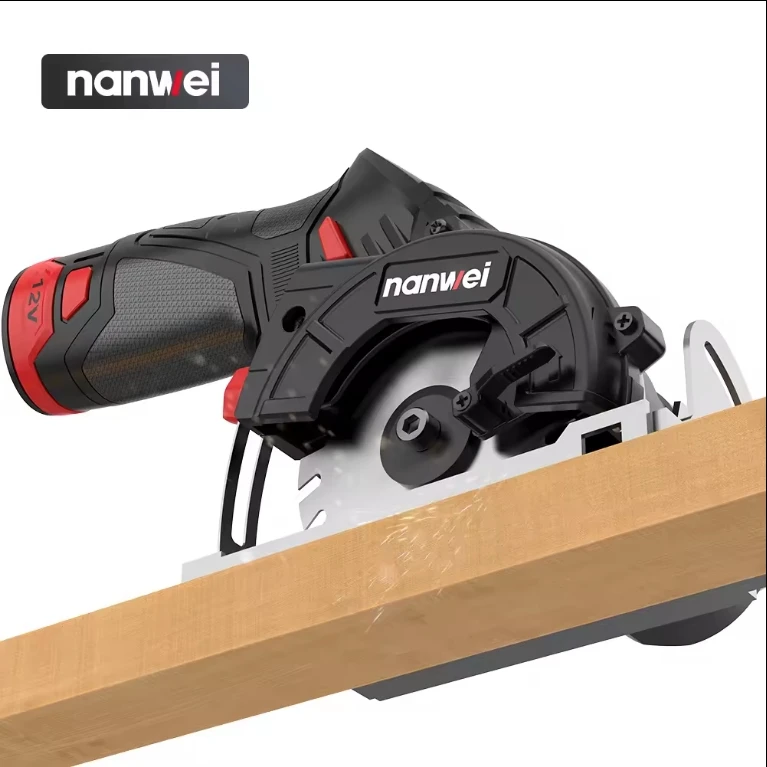NANWEI Cordless Circular Power Saw Machine For Metal Steel Pipe Cutting Wood Cutting Electric Brushless Power tools