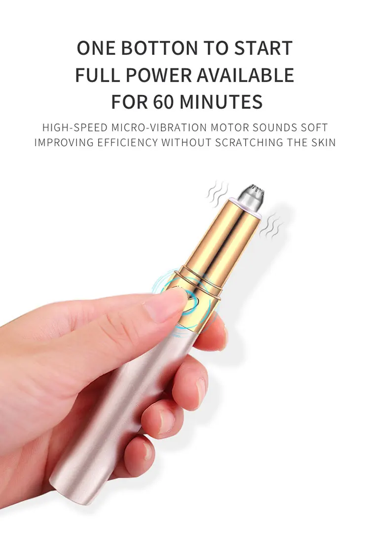 Hair Remover Tool Mini Electric Hair Remover Painless Safety Body Facial Neck Leg Epilator Electric Lady Women Eyebrow Shaver