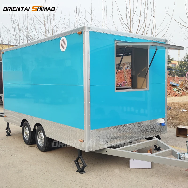 ORIENTAL SHIMAO fast truck taco elektro Street mobile food van ice cream cart coffee trailers for sale made in china