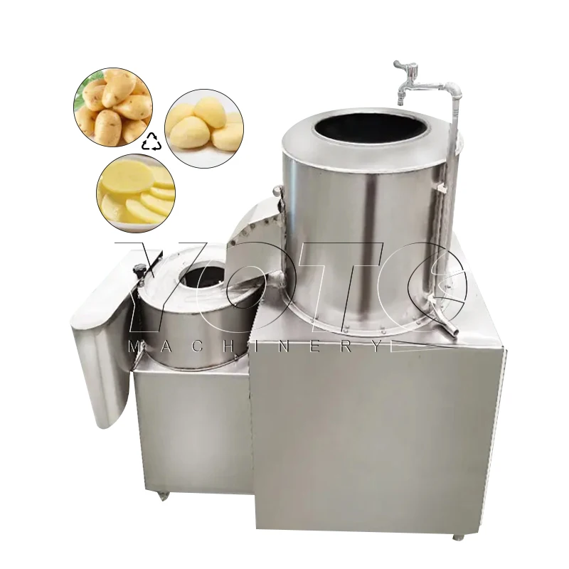 Automatic Fruit Washing Peeling and Slicer Machine for Ginger and Potato Chips in Egypt
