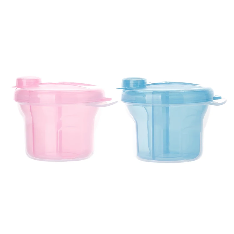 High Quality Round Compartmentalized Milk Powder Box Pp Transparent Milk Powder Dispenser