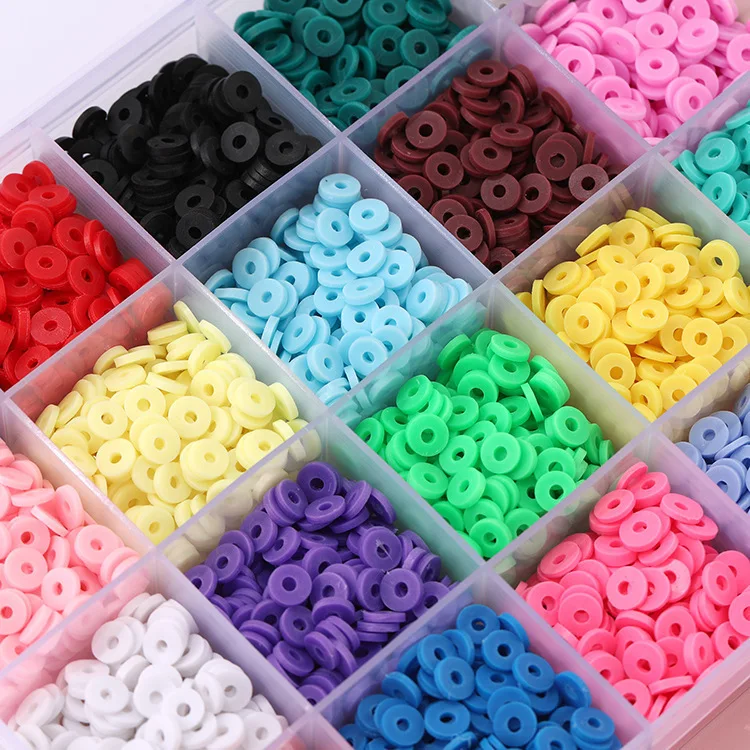 6mm 4000pcs Round Ceramic Clay Beads Bracelet Making Kits Diy Toys Premium Alphabet Letter Beads Clay Beads For Bracelets