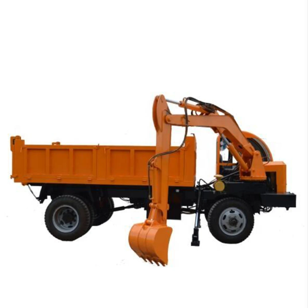 10 Tons of transport vehicles with excavator multi-purpose use