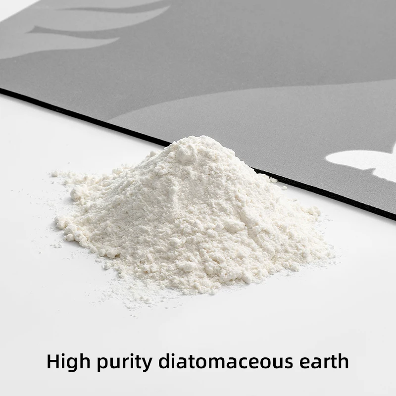 Super Water Absorbing Rollable Soft Diatomite Bath Mat Modern Bathroom Kitchen Anti-slip Super Fast Drying Bath Mat