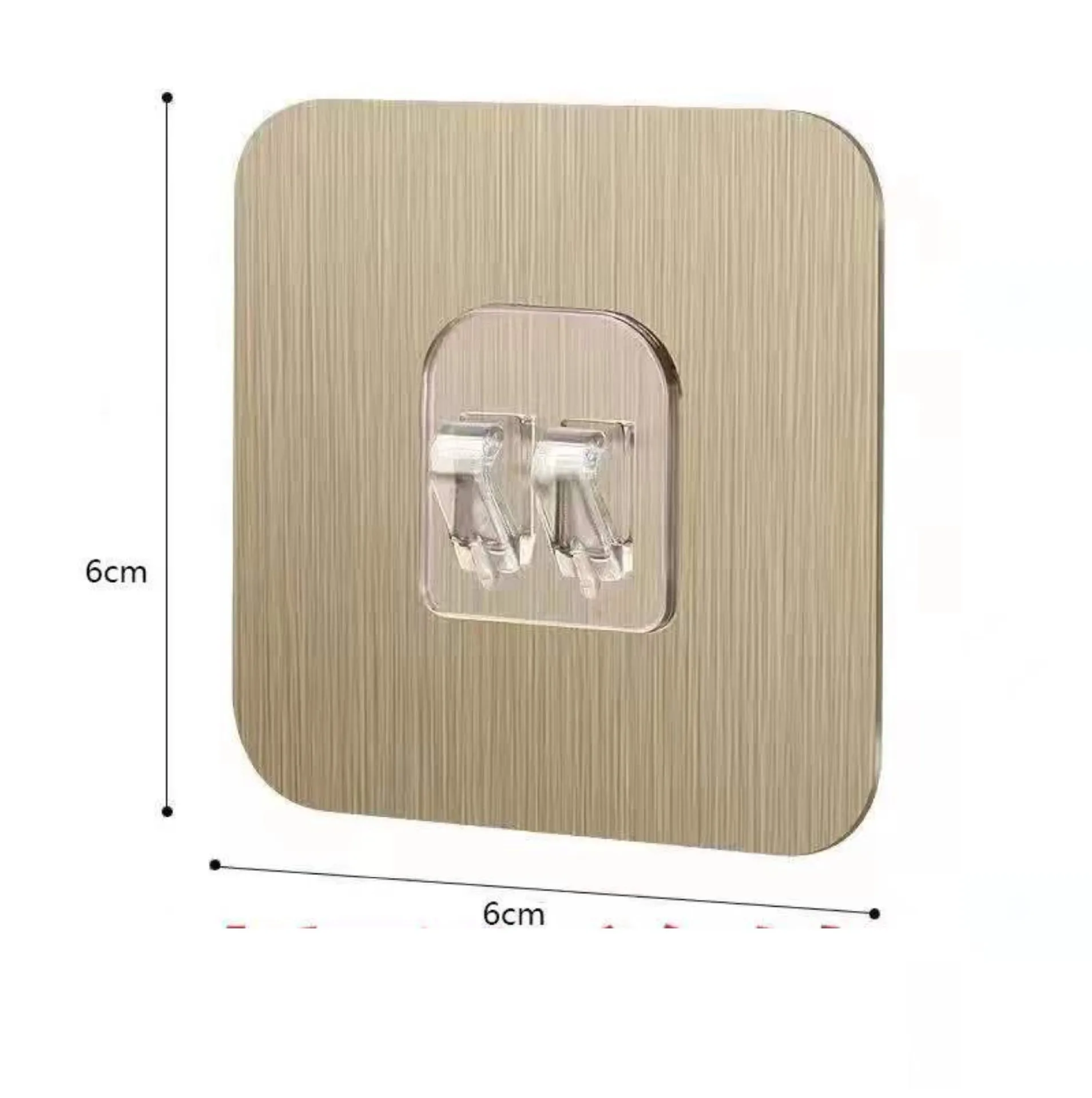 Factory wholesale custom traceless patch adhesive hook acrylic auxiliary adhesive sheet strong punch-free clip hook accessories