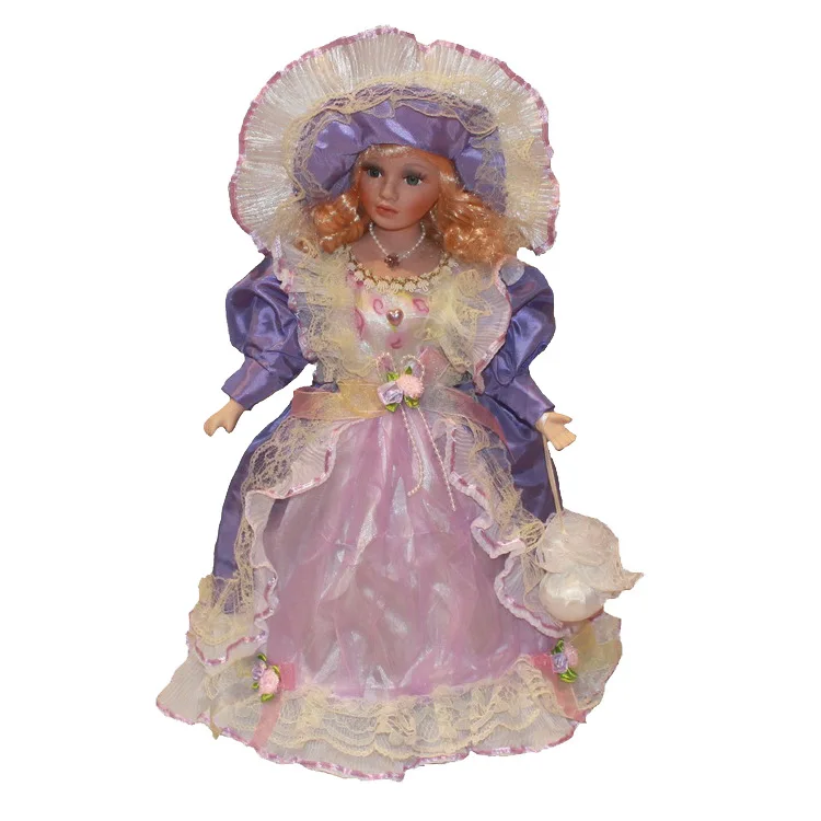 borun Victoria Ceramic Home decoration Gift Doll Toy doll - a hair