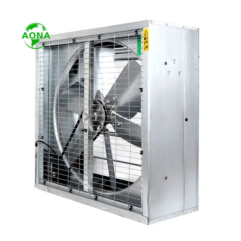 Metal industrial ventilation fans push pull extraction drop hammer extractor poultry farm greenhouse axial flow exhaust fan