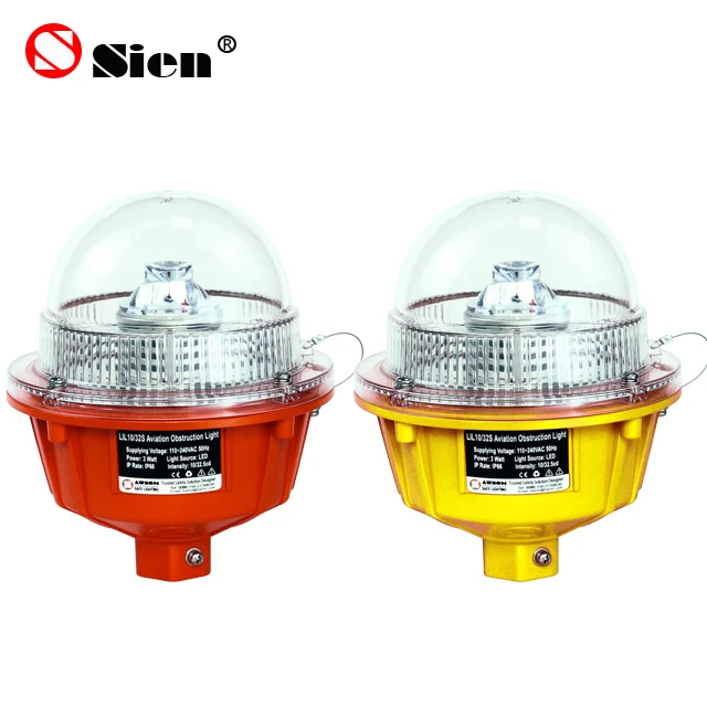 Radio,Television,Towers Low Intensity ICAO Certified Green LED Aviation Light Aviation Lamp For Tower obstacle light