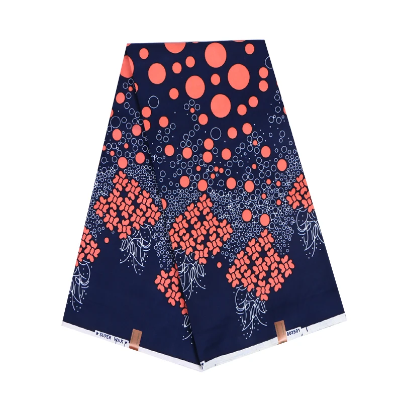 Hi target cotton wax print fabric for nice wind coat