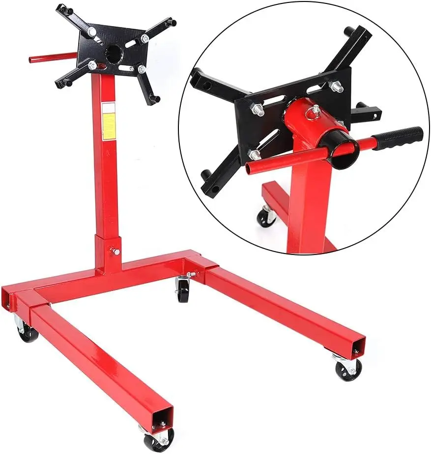 GTYPRO 1000 lbs Engine Stand Universal Car Engine Gearbox Mount Support Stand Workshop Maintenance Equipment