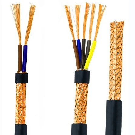 hot selling 450/750v Copper conductor PVC insulated and sheathed shielded flexible electrical cable