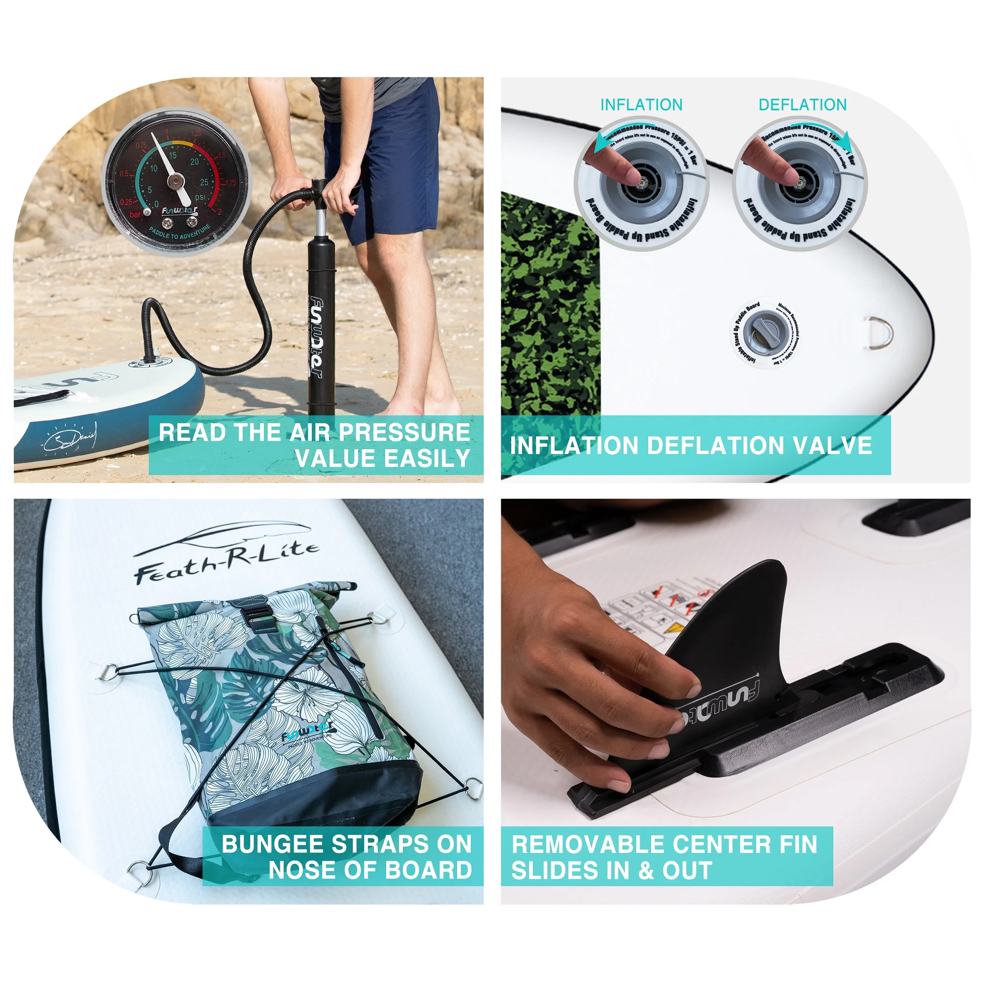 weihai OEM custom wholesale inflatable stand up paddleboard sup leash with seat surf  windsurf race  fishing yoga  hard family