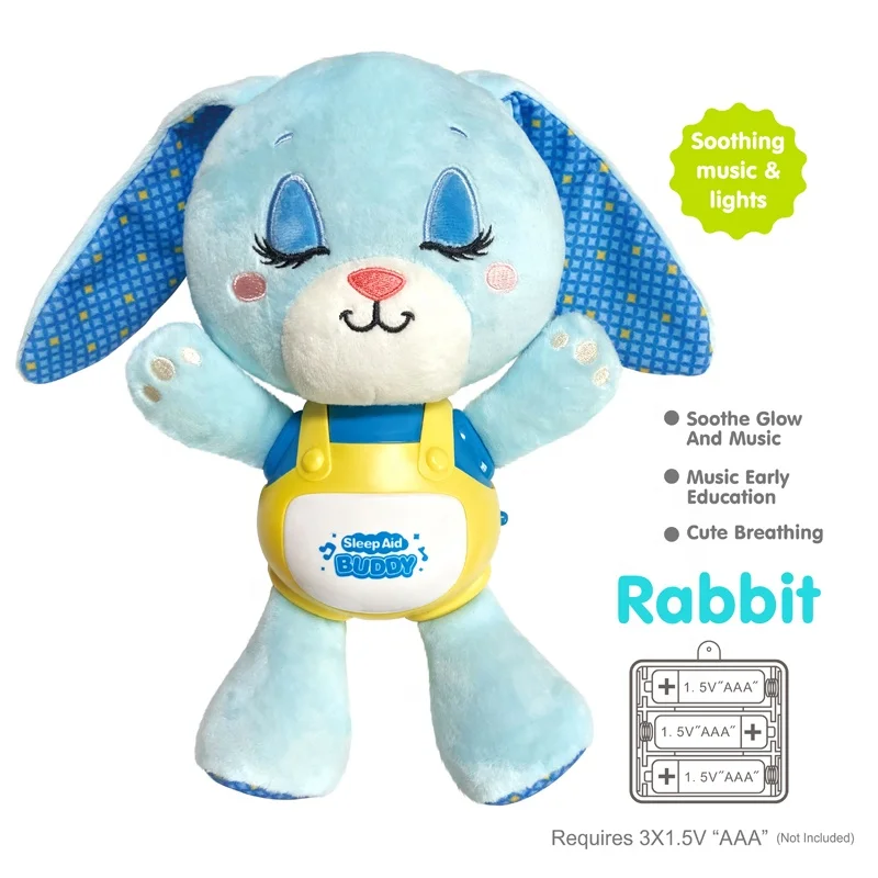 Samtoycn Wholesale Custom Baby Soft Soothing Anime Doll Plushie Toys Stuffed Animal Toy Musical Electronic Plush Toys