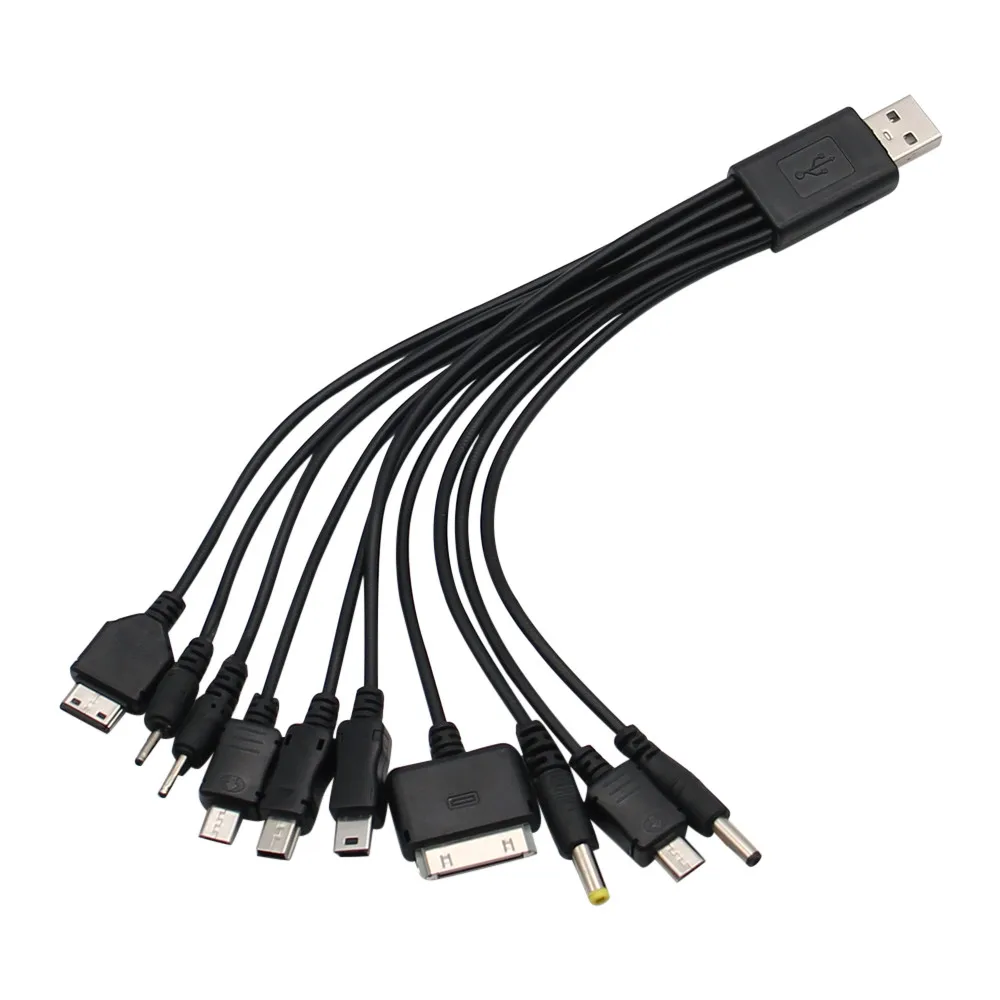 New 10 in 1 Micro USB multi Charger usb cables for mobile phones cord for LG KG90 SAMSUNG Sony phone