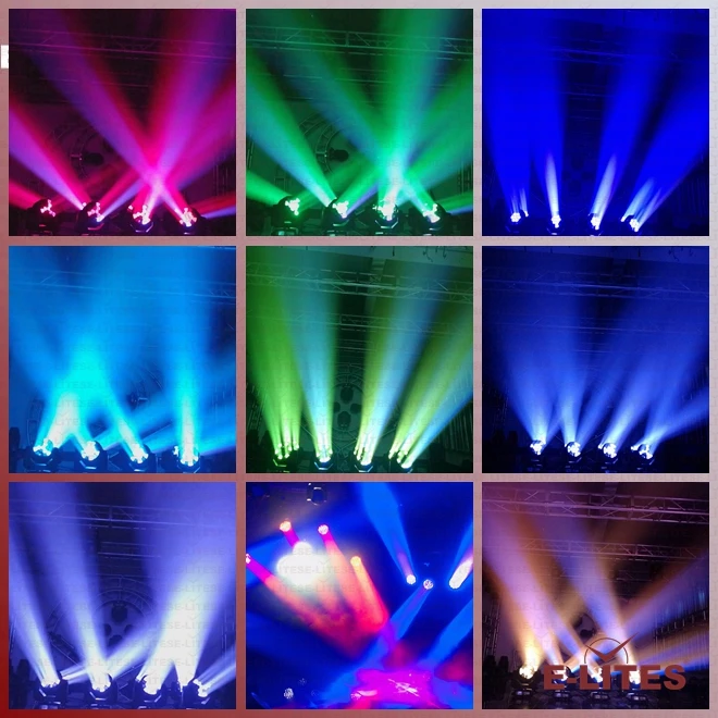 rotating color dj 19x15w bee eye 4in1 Rgbw Led Zoom Moving Head Light with touch screen