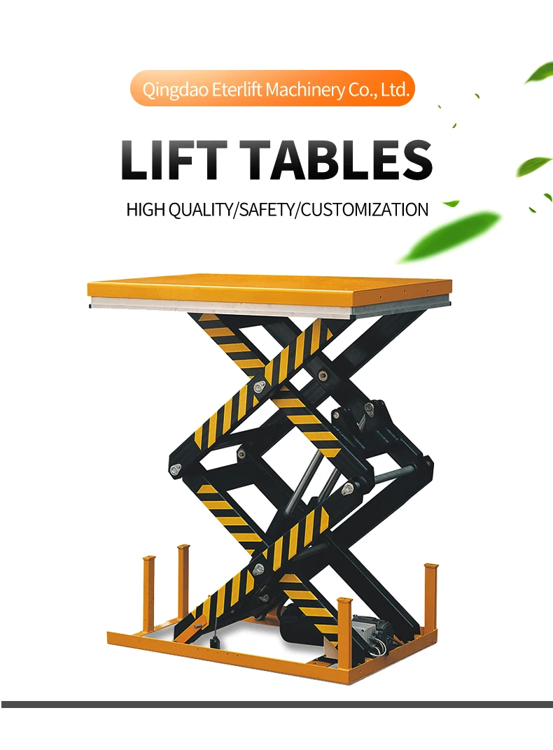 rotating hydraulic table lift