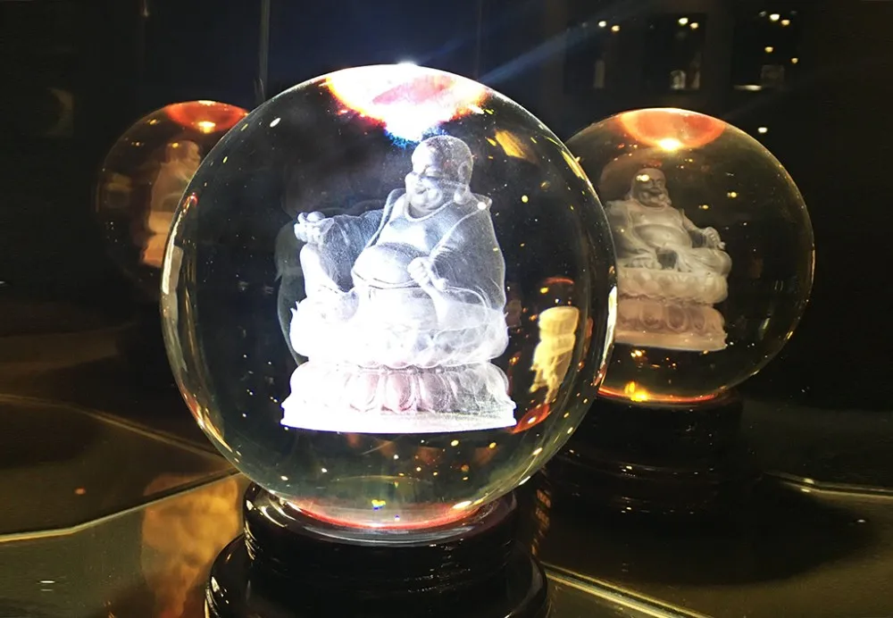 3D Crystal Ball Inner Laser Engraving Machine for Glass marking ornaments gifts simple user-friendly machine 3W