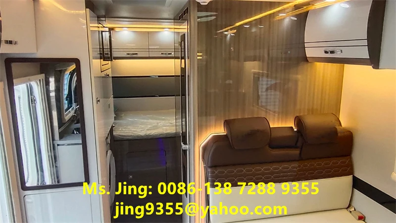 Custom Luxury Camper Van ISUZU 4x2 RV Motorhomes Mobile Touring Truck For Sale