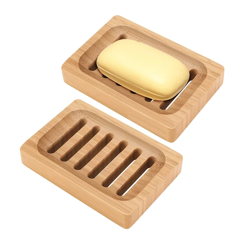 bamboo wood soap dish tray,soap dish bamboo,natural bamboo soap dish holder