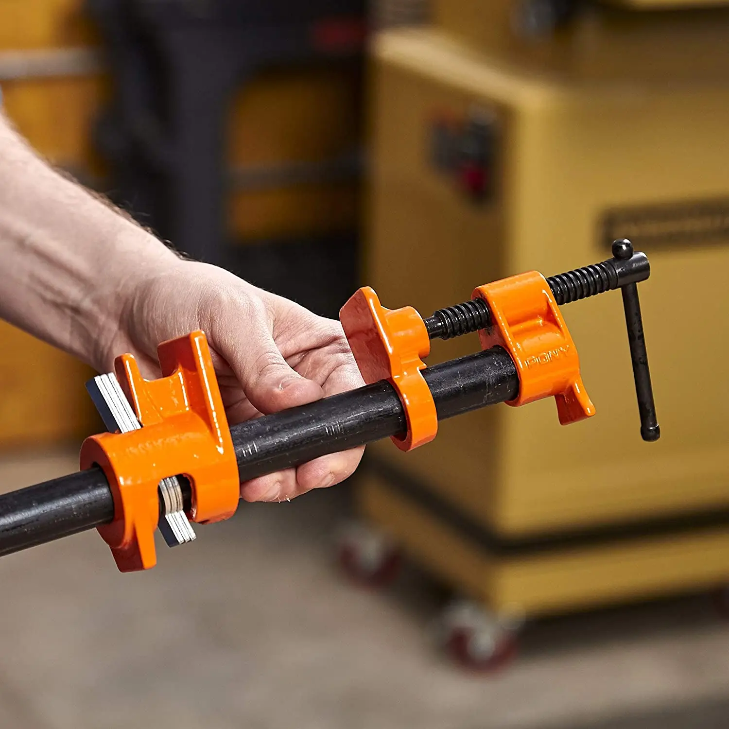 Трубные зажимы для деревообработки, тяжелая труба, зажим, зажим, фиксатор, набор для сверления клея по дереву