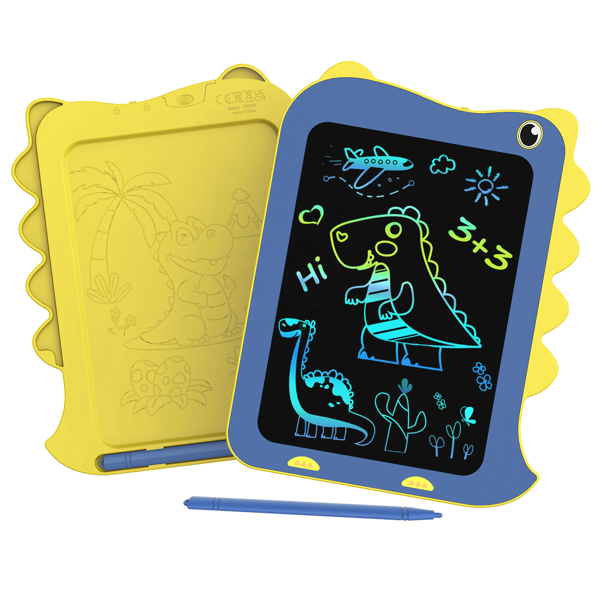 Dinosaur Christmas Birthday Gift Girls Boys Educational Learning Toys LCD Drawing Writing Tablet Doodle Board For Kids