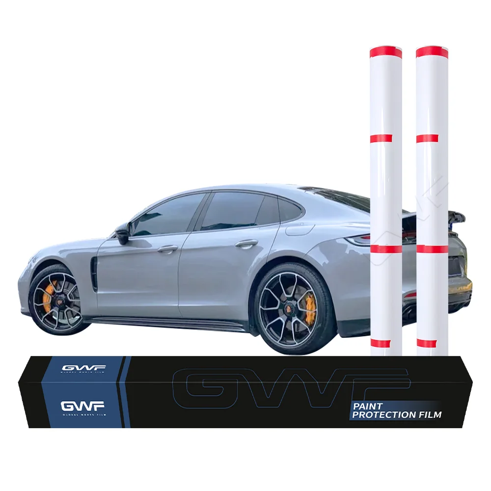USA Nano 3 Layers Car Invisible PPF Clear Transparent High Glossy Anti-yellowing Vehicle Vinyl Paint Protection Films Wrap Car