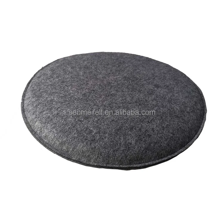 cheap custom handmade felt chair seat cushion pad soft stool cushion Minimalist felt chair cushion cover