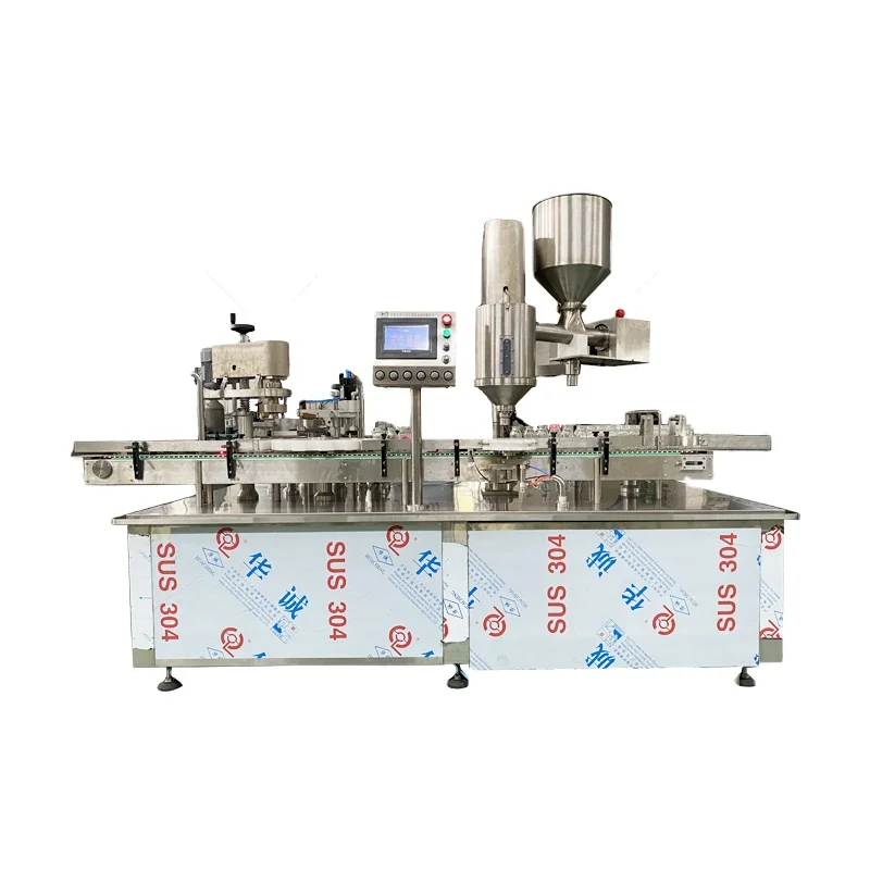Good price auto ointment in tube filling and sealing machine Three - Blade Capping Machine