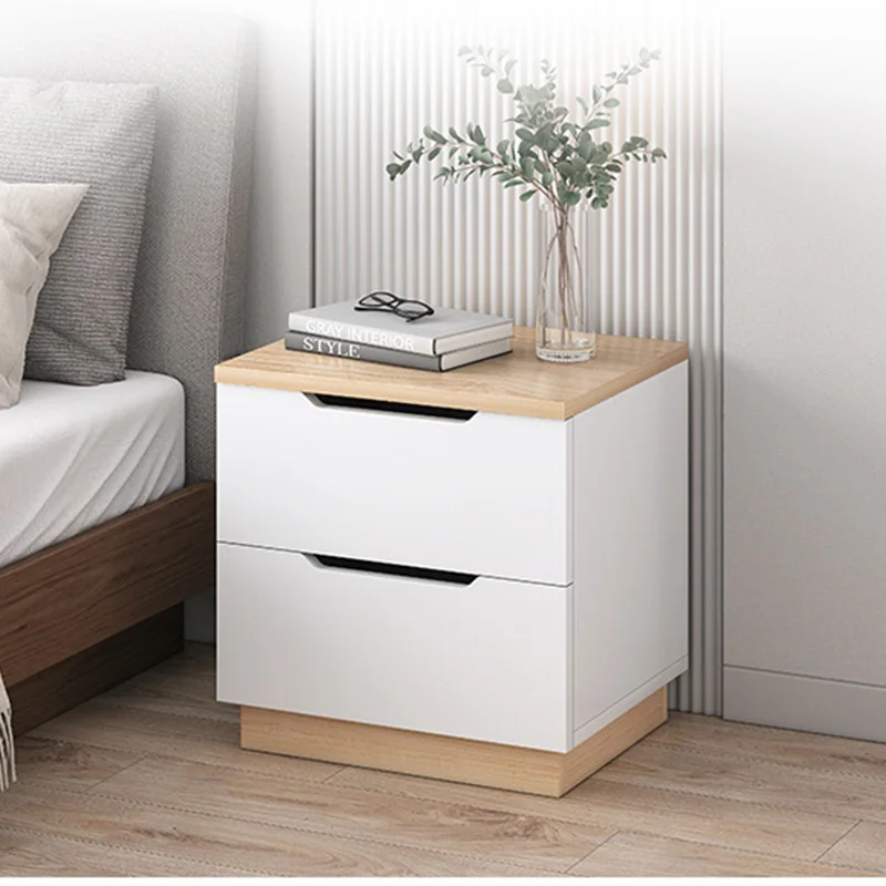 Современный роскошный прикроватный столик из массива дерева в скандинавском стиле тумбочка прикроватный столик с 3 выдвижными ящиками