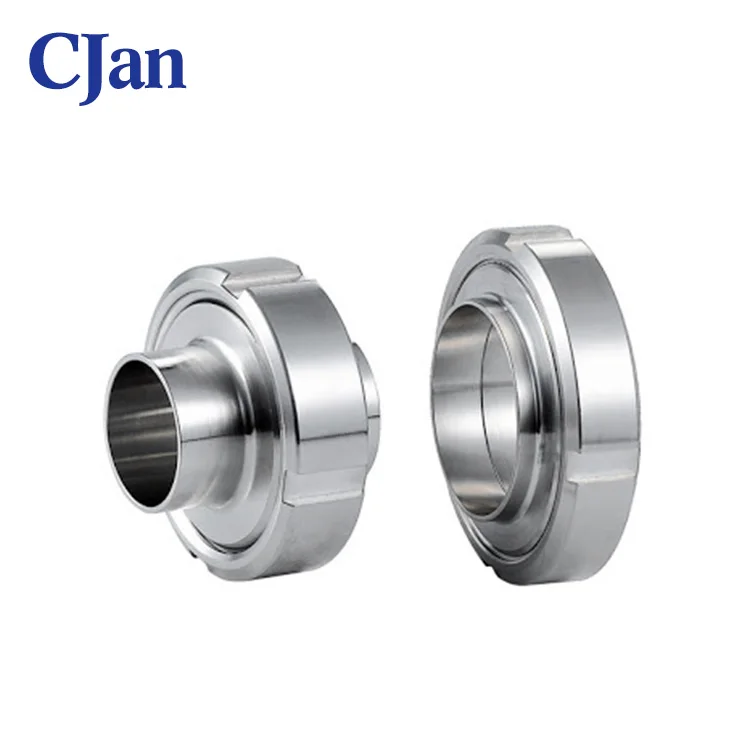 Sanitary DIN union welding set 304/316L pipe fitting for Dairy Cosmetic Pharmaceutical Food and Beverage Industries
