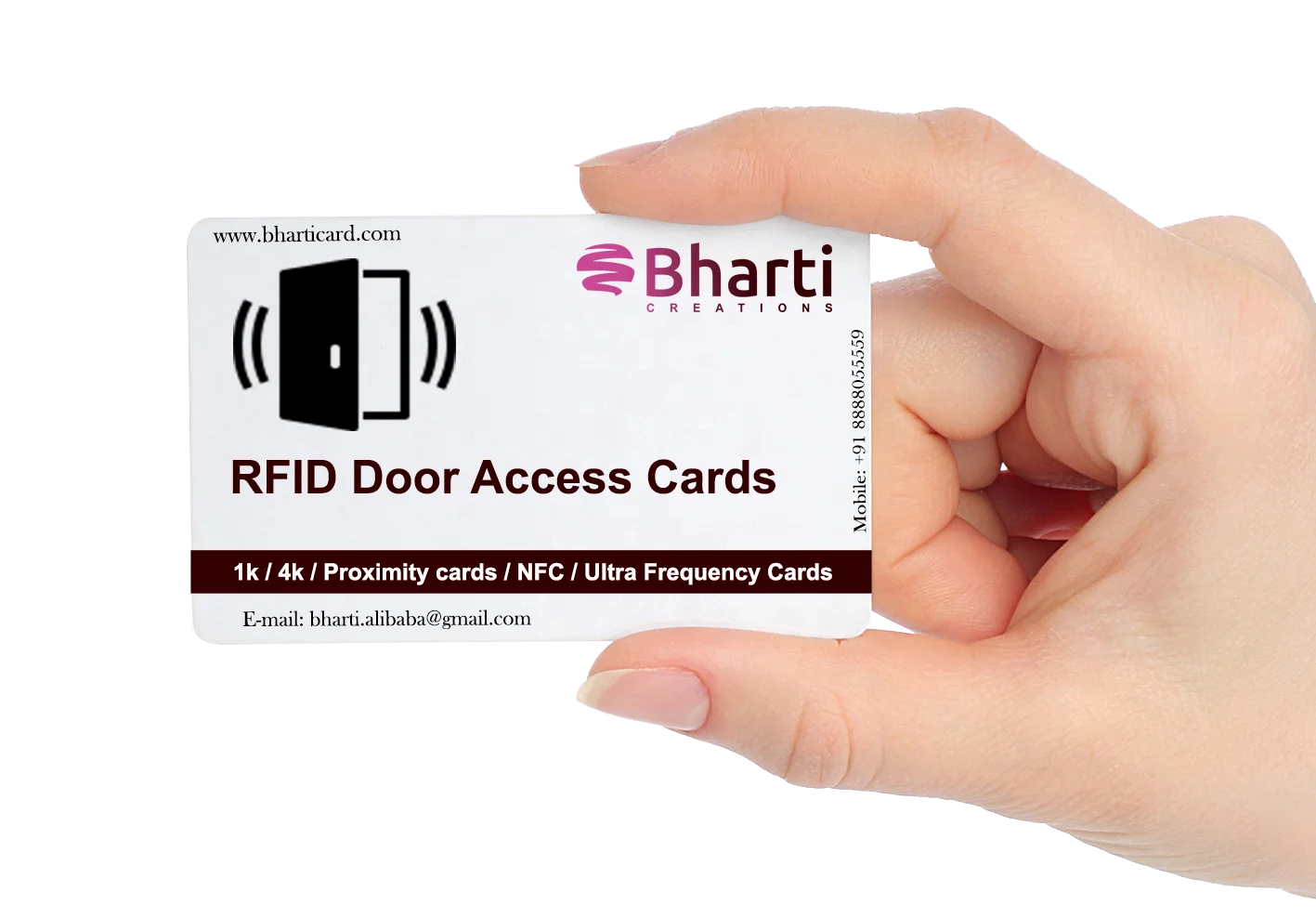 PVC RFID Proximity Card TK4100 Card For Thermal Printers ID cards