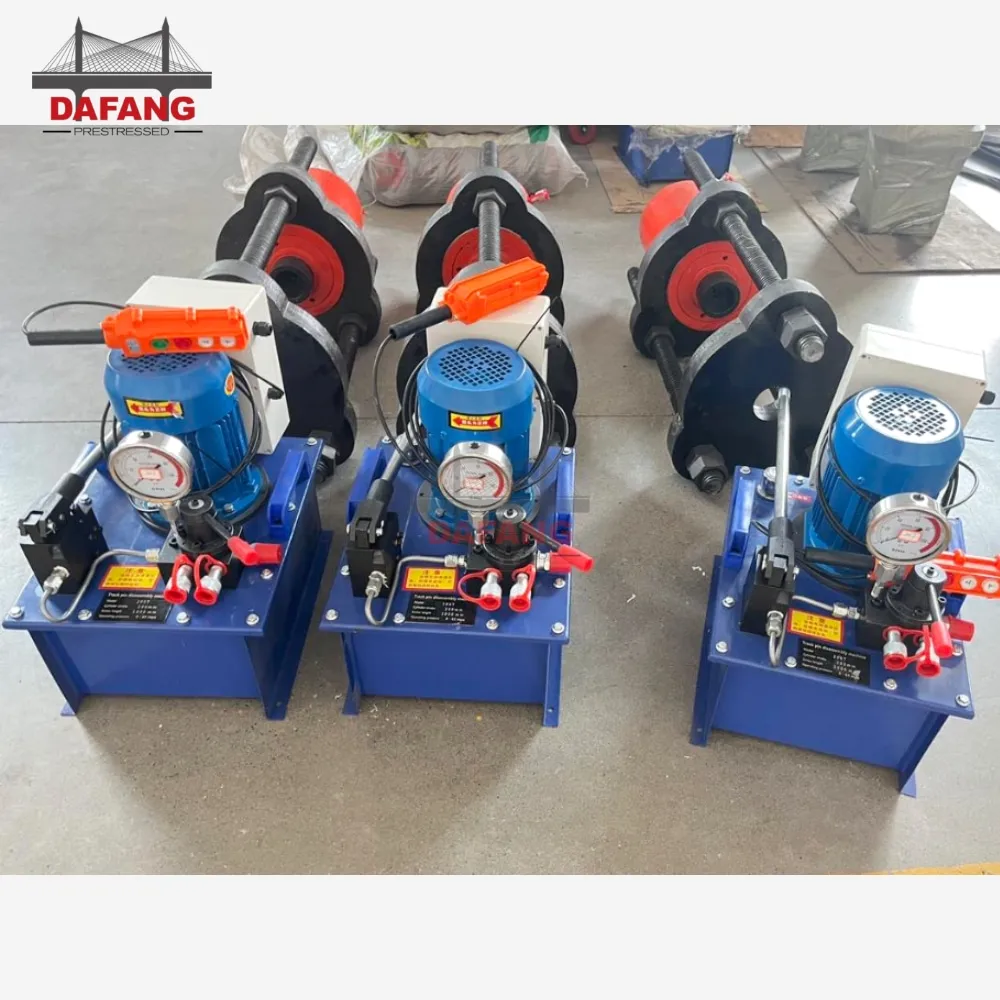 150T Screw Type Manual Portable Hydraulic Track Link Press Machine Track Pin Pusher