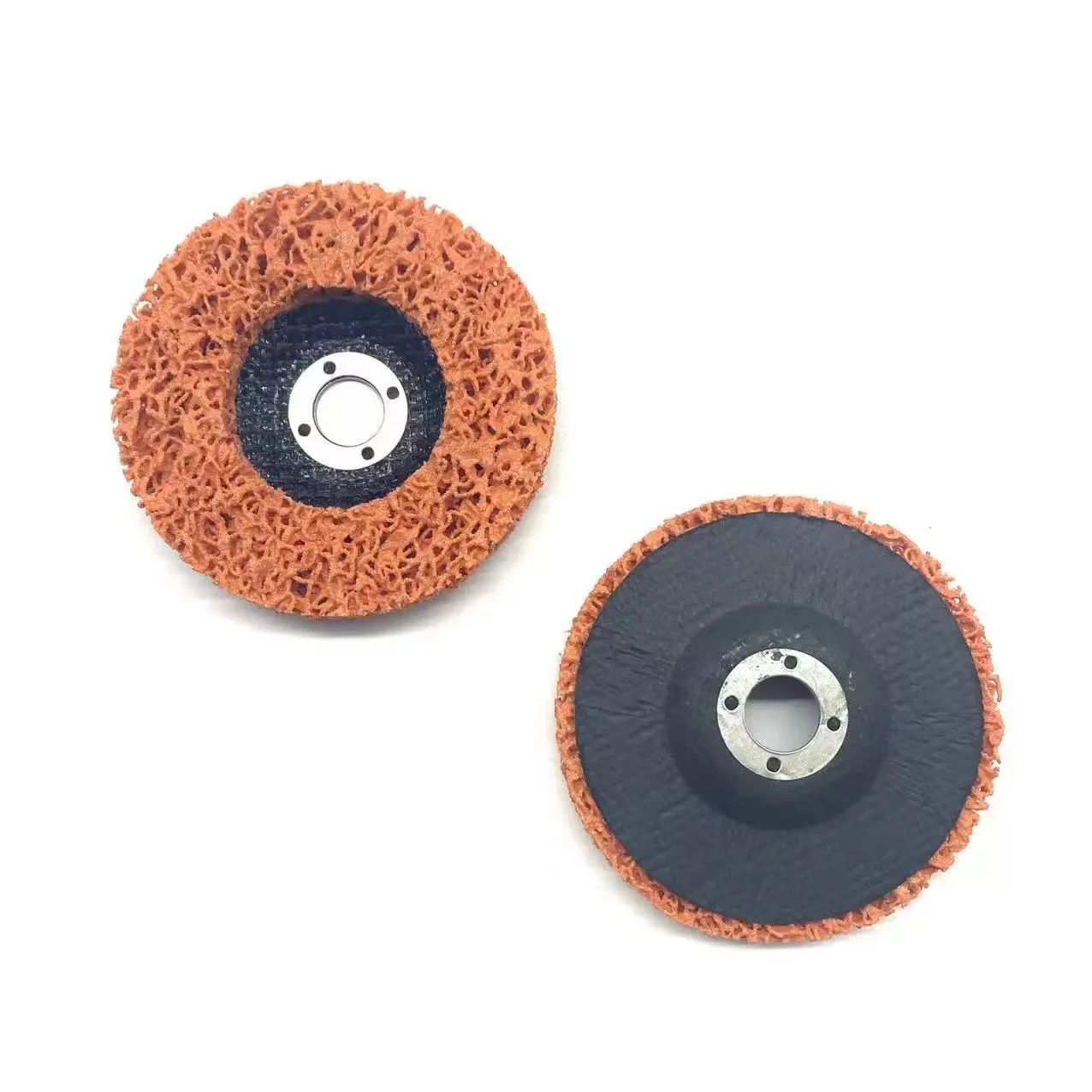 115mm strip disc fiber plastic backing disc wire wheel