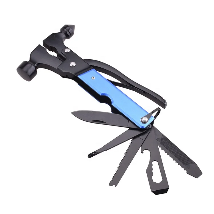 High Quality 13 In 1 Needle Nose Pliers Multi-Hammers Combination Wrench Stainless Steel Multi Use Tools Multi Functional Hammer